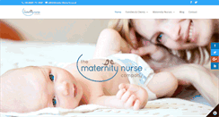 Desktop Screenshot of maternitynurse.co.uk