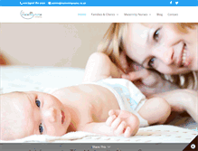 Tablet Screenshot of maternitynurse.co.uk